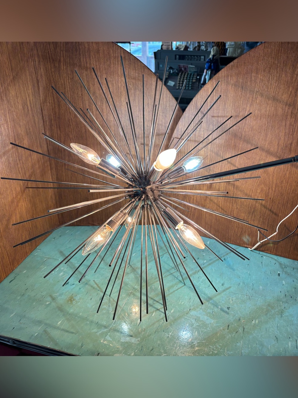 Reproduction 7-bulb Sputnik light fixture